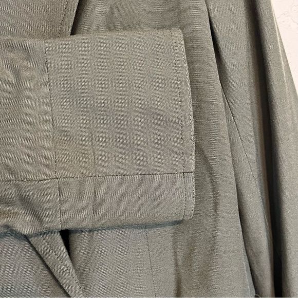 Theory Fitted Blazer Olive Green - Picture 3 of 6